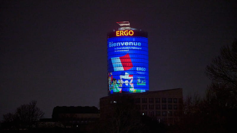 ERGO Gallery Turmbeleuchtung