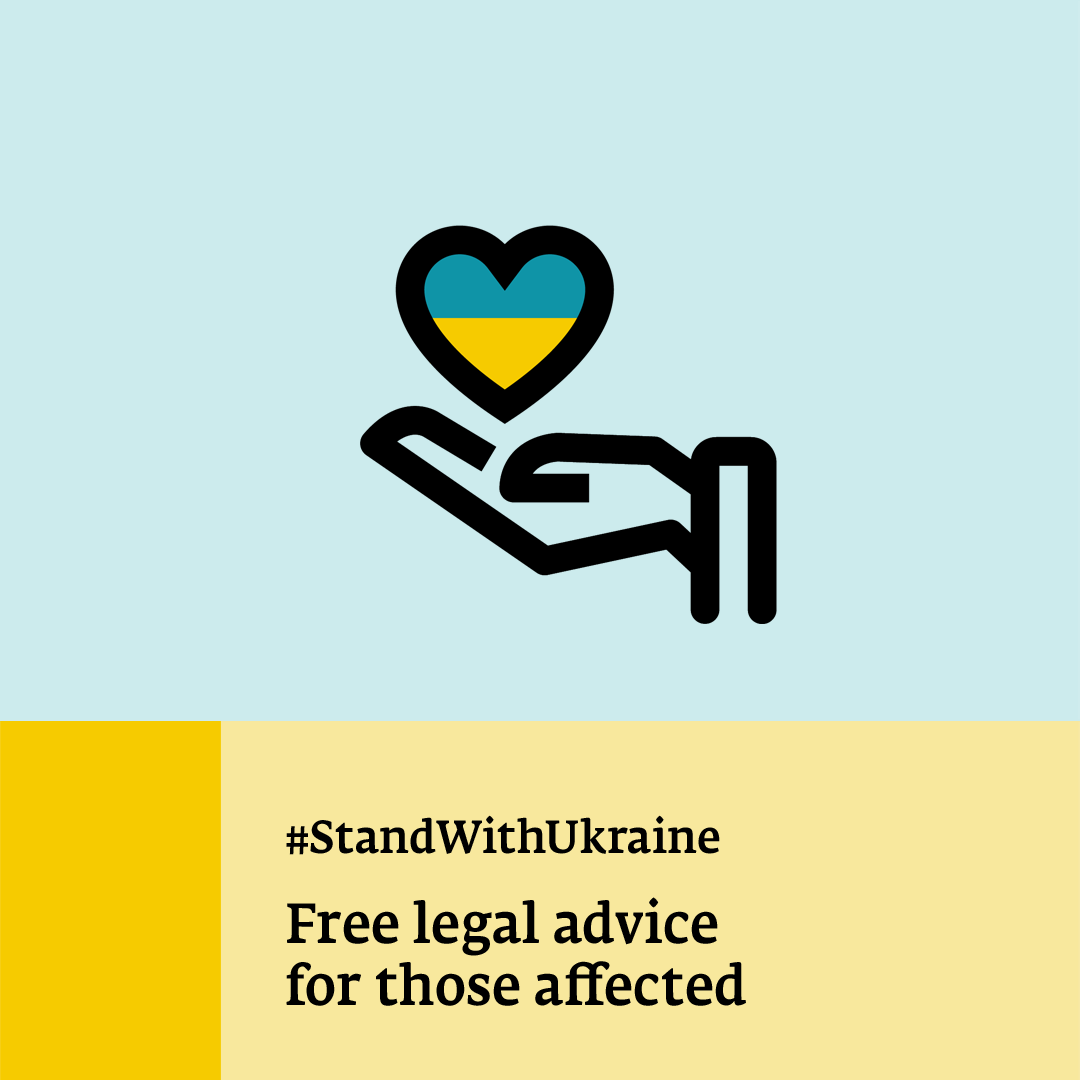 #StandWithUkraine - Free legal advice for those affected