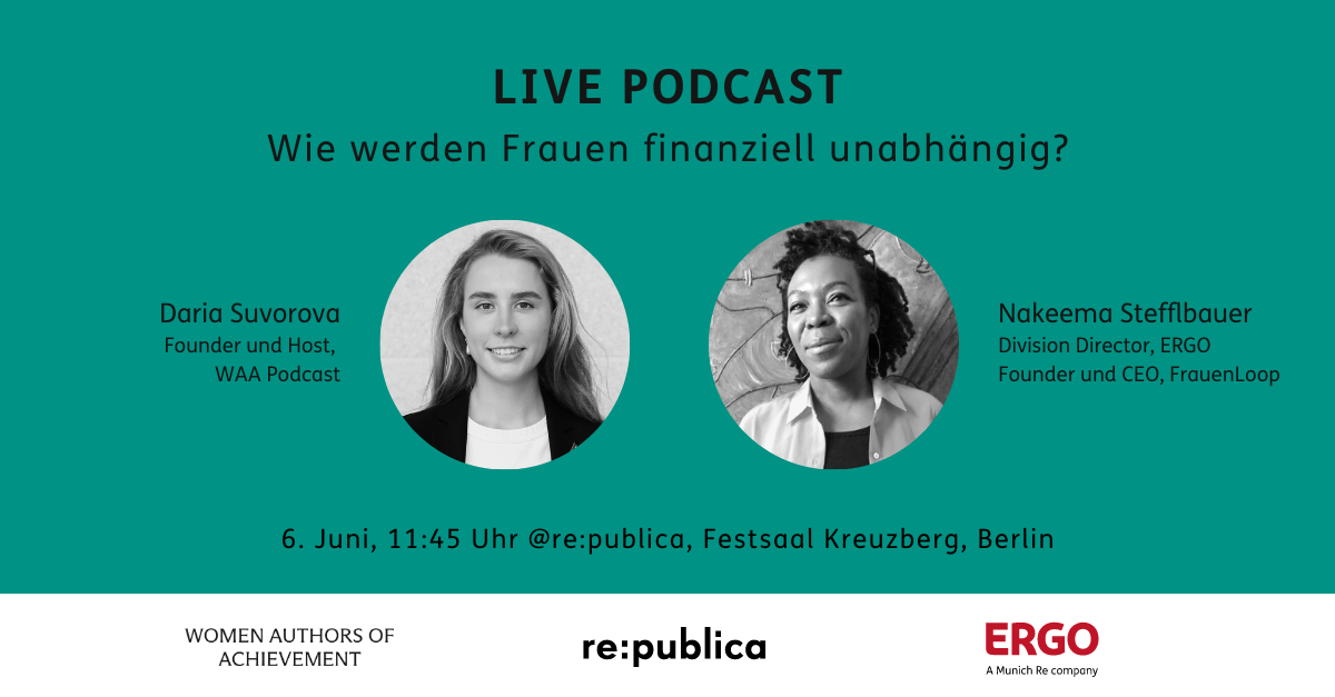 Live Podcast auf der RP23: Wie werden Frauen finanziell unabhängig?